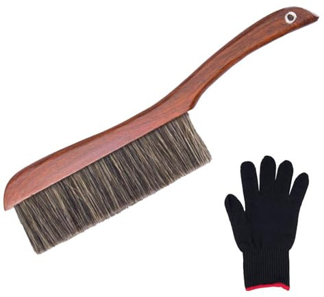 Bricklayers-Horsehair-Horse Synthetic Horse Hair Brush for Bricklayers - Premium Bricklayers Brush for Superior Cleaning, Finishing, and Sweeping - Essential Bricklaying Tool