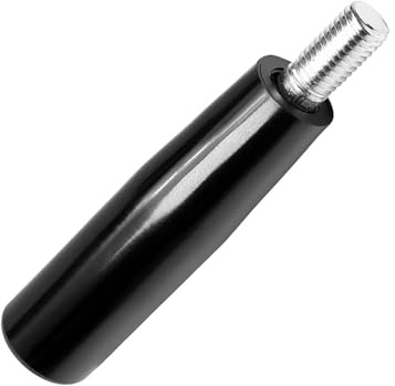 M8 - Pomo giratorio de rosca macho de plástico para volante, repuesto para torno industrial, fresadora