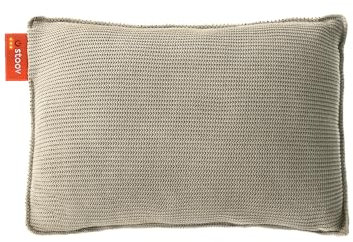 STOOV Ploov - Kabellose Wärmekissen - Infrarot mit Abschaltautomatik - wärme - 45x60 cm - Knitted