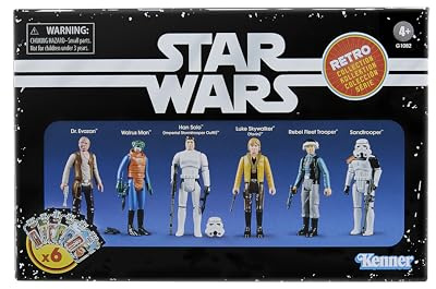 Star Wars Retro Collection A New Hope Multipack, 9.5-cm Action Figure 6-Pack