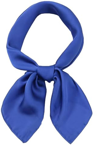 CHUNG Women Satin Solid Scarf Fashion Emulation Silk Wrap & Ribbon, 70x70cm | Retro 50s Style Satin Scarf, Versatile Fashion Accessory Perfect For Handbag, Bandanas, Headscarves & Hair Ribbons.