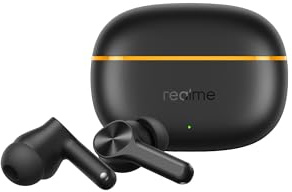 realme Buds T200 Lite Bluetooth Headphones True Wireless Earphone, Active 40dB Intelligent Noise Cancellation, Dual Connection, 360° Space Sound, Up to 48 Hours, Black