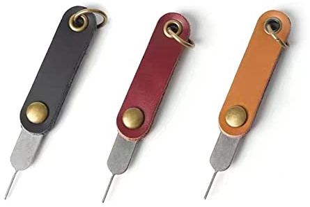 Qusedwey 3 Piezas Expulsar Bandeja de Tarjeta SIM Herramienta de Llave de Aguja de Pin Abierto para TeléFono MóVil Universal Herramienta de ExtraccióN de Tarjeta SIM PortáTil