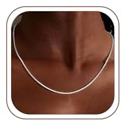 SLOONG 2MM Raupen Kette 925 Silber Over Damen 41/46/51/56CM | Silberkette Damen 925 Ohne Anhänger Glänzende Silber Kette Halskette Schmuck Geschenke für Frauen