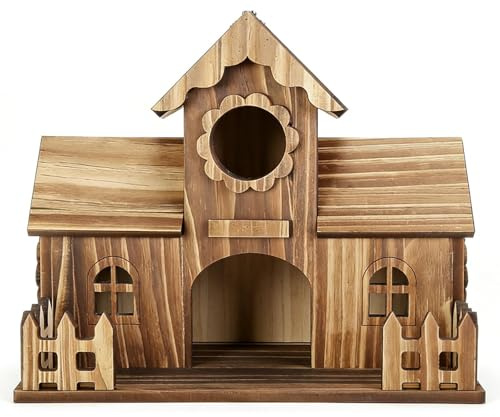 Maisons à Oiseaux pour l'extérieur | Décoration Rustique en Bois Naturel –