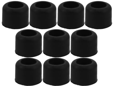 TOYANDONA Truck Trailer Bumper Pads and Collision Prevention for Loading Dock Protection 10pcs Rubber with Rounded Edge and Anti-slip Surface, Impact Absorbing Dock Bumpers on Cargo