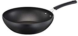 Lagostina Tempra 012073041828 Padella Wok 28 cm, Rivestimento antiaderente resistente, Induzione, Made in France