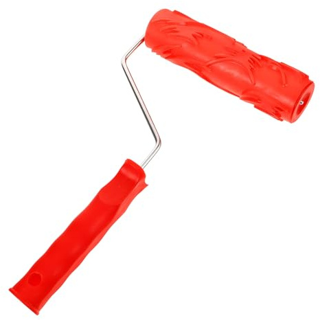 HOMSFOU Rodillo De Pintura Estampado Rodillo De Pintura Con Textura De Relieve De Ladrillo Rodillo De Goma Para Pintar Armario De Pared Puertas De Armario Muebles De Pared Decoración De