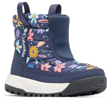 Columbia Youth Little Snowtrot Mid, Snow Boots, Nocturnal/Wildflower Whimsy, 8 Regular