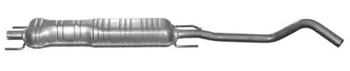 VEGAZ OS-482IMA Mittelschalldämpfer Kompatibel mit OPEL Corsa C Schrägheck X01