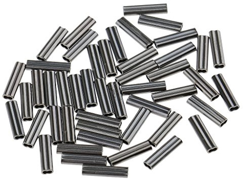 Perfeclan 50pcs Angeln Klemmhülsen Sortiment Quetschhülsen für Drahtführer