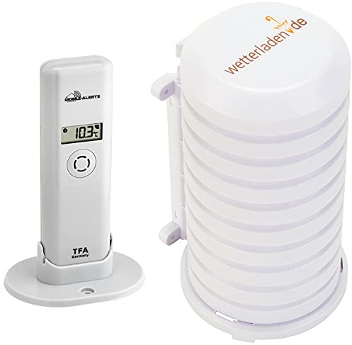 Weatherhub TFA 30.3303.02 - Termo-higrómetro con carcasa protectora para la temperatura y la humedad del aire