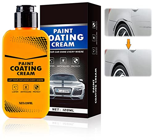 Polish Auto Rimuovi Graffi, Polish Auto Professionale, Pasta Abrasiva Lucidante Rivestimento Protettivo per Carrozzeria, Vernice per Auto più Lucida,120 ml