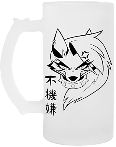 Helluva Boss Loona Tasse De Chope De Bière En Verre Glass Beer Mug Cup