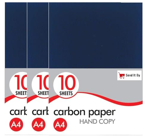 Send It By Handkohle A4, 10 St�ck, Schwarz, 3 St�ck