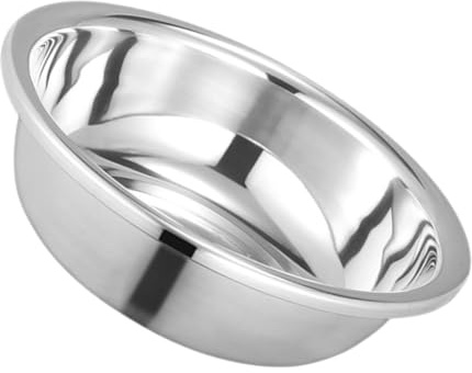 Garneck Bol en Acier Inoxydable Épais 304 Grand Mélangeur Cuisine Argenté