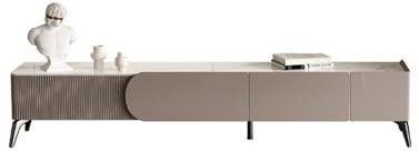 Xumh2024-3 TV Schrank Board Sideboard Minimalistischer Schiefer-Couchtisch, TV-Schrank-Kombination, Heim-Wohnzimmer, Heller Luxus, einfacher, moderner Wohnzimmer-Bodenschrank TV-Schrank