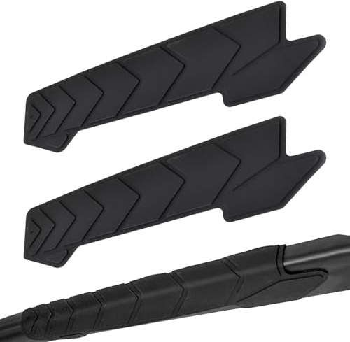 MHYMX Bike Chain Guard, 2 Pcs Bike Frame Protector MTB Chainstay Protector Adhesive Silicone Bicycle Frame Protection Tape Against Scratches and Damage