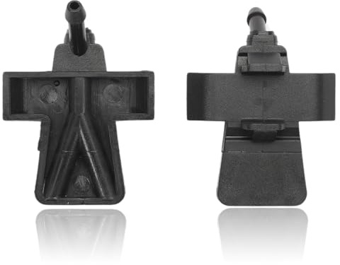 GNXfixt 2x Gicleur de lave-glace, Auto Buse d'essuie-glace pour Micra K12 2003-2010 28931AX600C Accessoires