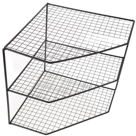 Veemoon Estante Organizador de Ollas y Sartenes para Esquina de Cocina Soporte Resistente para Utensilios de Cocina Estante Multifunción para Encimera y Armario Diseño Estable y Acabado