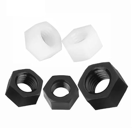 Kunststoff-Nylon-Sechskantmutter, Nylon-Sechskantmuttern M2-M20, Packung for Schrauben und Bolzen(M14 3PCS)