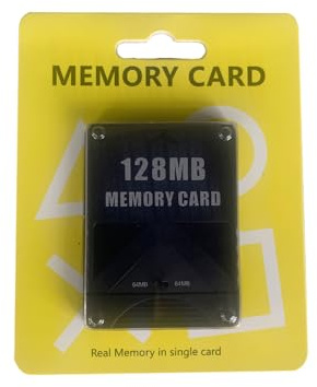 WICAREYO Schwarz 128MB Speicherkarte Kompatibel für PS2
