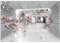 Forwall Papier Peint Intissé Panoramique 3D Fleur Abstrait Tunnel Pour Chambre Salon - Colle Inclus - Trompe l'oeil Moderne Photo Non Tissé Prêt pour le montage (368x254 cm - 4 lés)