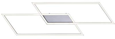 Paul Neuhaus, LED Deckenleuchte, edelstahl, Simply Dim, 35W-1750lm