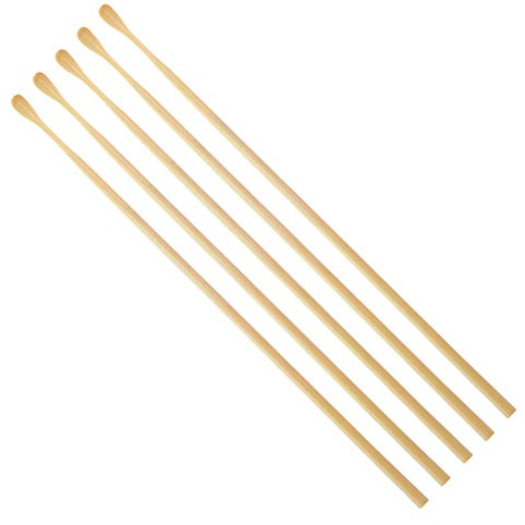 Healifty 5 Stücke Holz Ohrlöffel Ohrreiniger Ohrenreiniger Ohrlöffelchen Ohrenschmalz Löffel Reiniger Entferner Werkzeug für Kinder Erwachsene(Zufälliger Stil)