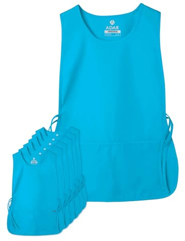 Adar Universal Cobbler Apron 6 Pack - Unisex Cobbler Apron - 7026 - TRQ - R