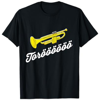 Musik Tshirt Trompete Herren Kinder Geschenk Blasmusik Damen T-Shirt