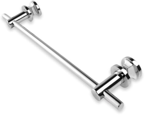 Extra Towel Holder Bar for Straight Towel Radiators, Chrome 460mm