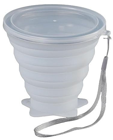 hobbyme Folding Cups 270ml FREE Food Grade Water Cup Travel Silicone Retractable Coloured Portable Outdoor Coffee Handcup