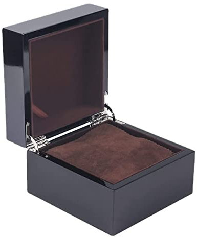 AMYSTY Uhrenkoffer Uhrenrolle Uhrenbox Uhrenschatulle Einzelschlitz Uhrenbox Uhrenpräsentation Geschenkbox Armbanduhrhalter Organizer Schmuck Vitrine Uhrenetui Uhren Aufbewahrungsbox
