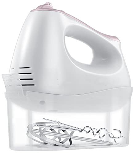 Elektrischer Handmixer Mixer 5-Gang Turbo-Funktion Kitchen Held Mixer Professioneller Mixer Mit Aufbewahrungsbox Inklusive Rührbesen Und Knethaken Food & Cake Mixer Zum Backen 200W