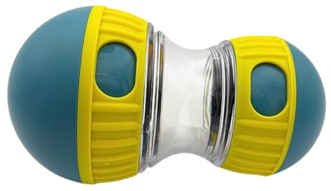 VERACOM interaktives Hundespielzeug - Futterball (Grün), für kleine, mittelgroße Hunde, Intelligenzspielzeug, Rolling Feeder