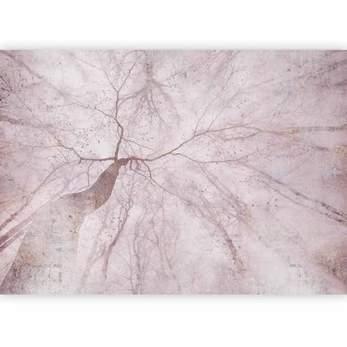 murando - Papier Peint Panoramique Intissé Nature 100x70 cm - Revêtement Mural pour Chambre Salon - Design Unique Moderne Décoration Murale - Gris violet rose - b-A-10192-a-b
