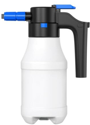 NESPIQ Regadera Plantas Flores Regadera Eléctrica para Lavado De Autos De 1,5 L, Pulverizador De Espuma Presurizado para Lavado De Autos, Regadera De Alta Presión Regadera De Interior