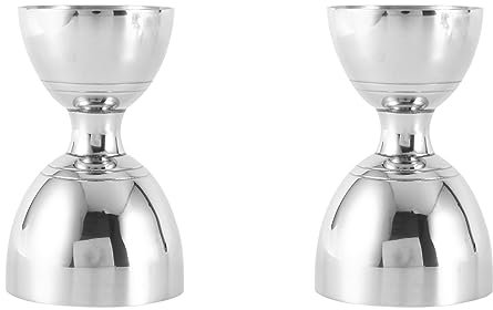 rieder 2X Jigger da Barra nel Acciaio Inossidabile 1/2 Oz, Misurini da Cocktail Jigger 1 Oz 2 Oz