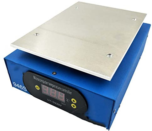 Plaque de chauffage de la station de préchauffage Plate-forme de chauffage à température constante for téléphone LCD Machine de séparateur d'écran Contrôle précis de la température(Package 2,220)