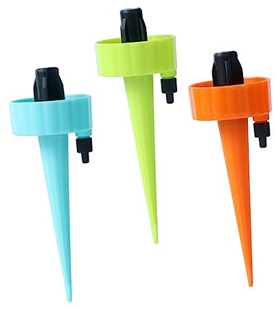 Estacas de Riego Automático 3 Piezas de Plástico con Control de Flujo