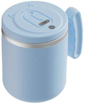 Genérico Taza De Café Autoagitante,400 ml Taza De Acero Inoxidable - Vaso De Agitación Impermeable,Para Pausa Desplazamiento Mañana Casa Trabajo Viaje Relajación Diaria Lugar de Trabajo Cocina