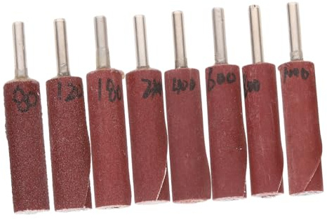 iplusmile Kit Ruote Lamellari Abrasive Cilindriche per Trapano Dischi Leviganti in Abrasiva con Grane da Accessori Utensili Rotanti per Lucidatura e Rimozione Ruggine in Spazi Stretti