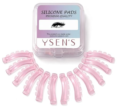 YSEN'S Moldes Lifting Pestañas Autoadhesivo – 12 Piezas Reutilizables, Rizador Pestañas Profesional para Lifting de Pestañas y Lifting Coreano
