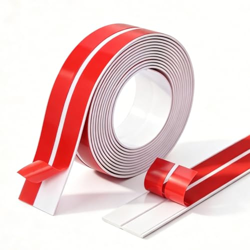 Yuexitech Kantenschutz Selbstklebend für Bleche, Winkelprofil Wand 4cm x 3.3m Flexible Kantenschutz für Türen, Fenster, Wände, Küche, Fliesen, Weiß
