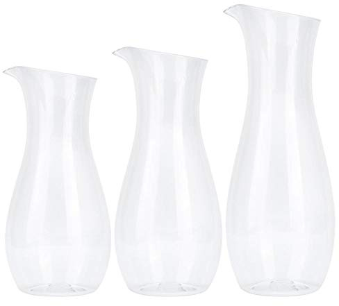 Caraffa Acrilico Trasparente Brocca Acqua Succo Bottiglia Vino Bevanda Contenitore Acqua Bollitore Trasparente Per Bar Casa(1100cc)