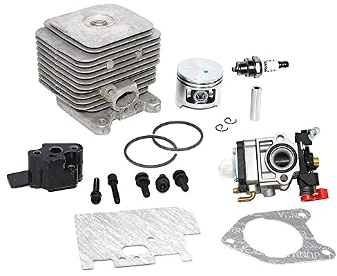 REUISAX Kit pistone Cilindro 30cc Compatibile con decespugliatori, motozappe, soffiatori, soffiatori a Zaino, MPN UP07146A UP07146 UP03037A 690161005