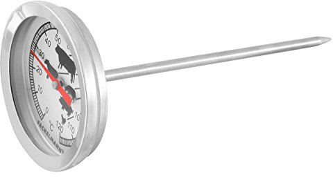 FM Professional Termómetro cocina horno para carne-pescado, en acero inoxidable, color inox. 1 ud.