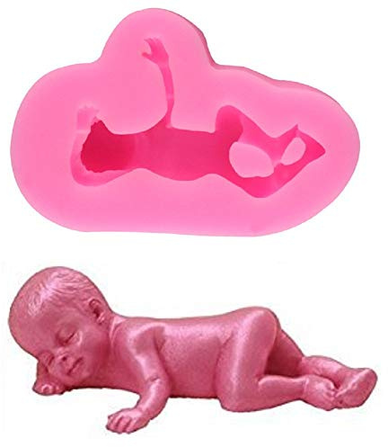 Inception Pro Infinite Molde de Silicona para Uso Artesanal de un bebé recién Nacido Que Duerme con la Mano extendida, también Apto para jabón