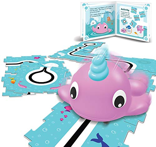 Learning Resources La narval Dipper, Mascota codificadora Go-Pets de Coding Critters, Stem, Juguete para Aprender a codificar a una Edad temprana, interactiva, niños de 4+ años